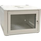 Conexpro jednodílný rozvaděč 19" 6U/600mm, FLAT PACK, skleněné dveře