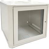 Conexpro jednodílný rozvaděč 19" 9U/600mm, FLAT PACK, skleněné dveře