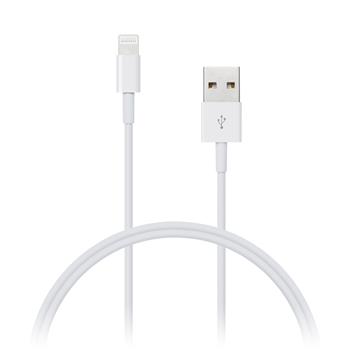 CONNECT IT Wirez Apple Lightning - USB, bílý, 2m