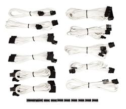 Corsair Premium Individually Sleeved PSU Cable Kit Pro Package, Type 4 (Generation 3) - White