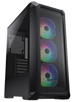 COUGAR ARCHON 2 Mesh RGB (Black) | PC Case | Mid Tower / Mesh Front Panel / 3 x ARGB Fans / 3mm TG Left Panel
