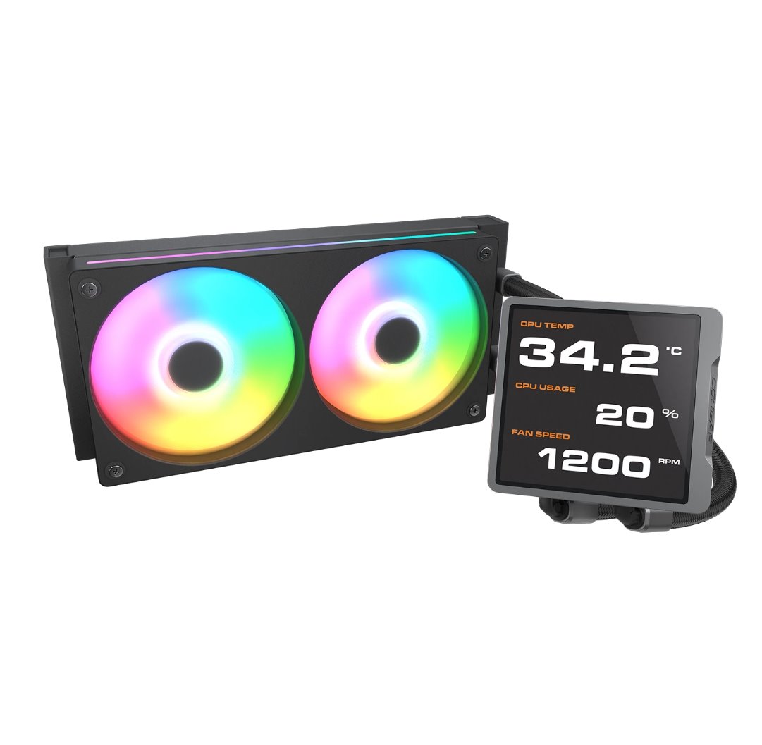 COUGAR chlazení POSEIDON VISTEK Pro ARGB 240 AIO vodní black