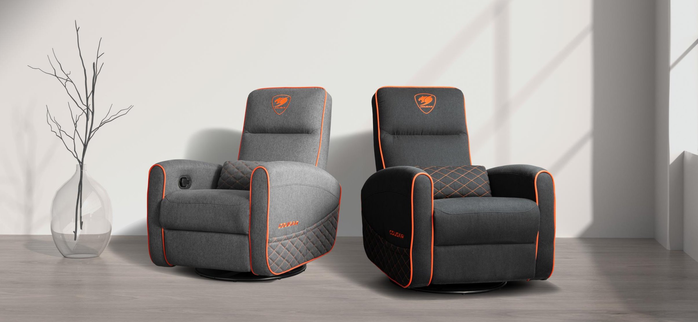 COUGAR herní křeslo FIDOM Orage/Black