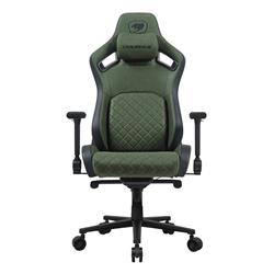COUGAR herní židle DEFENSOR S F (Tkaná látka) - ARMY GREEN - zelená