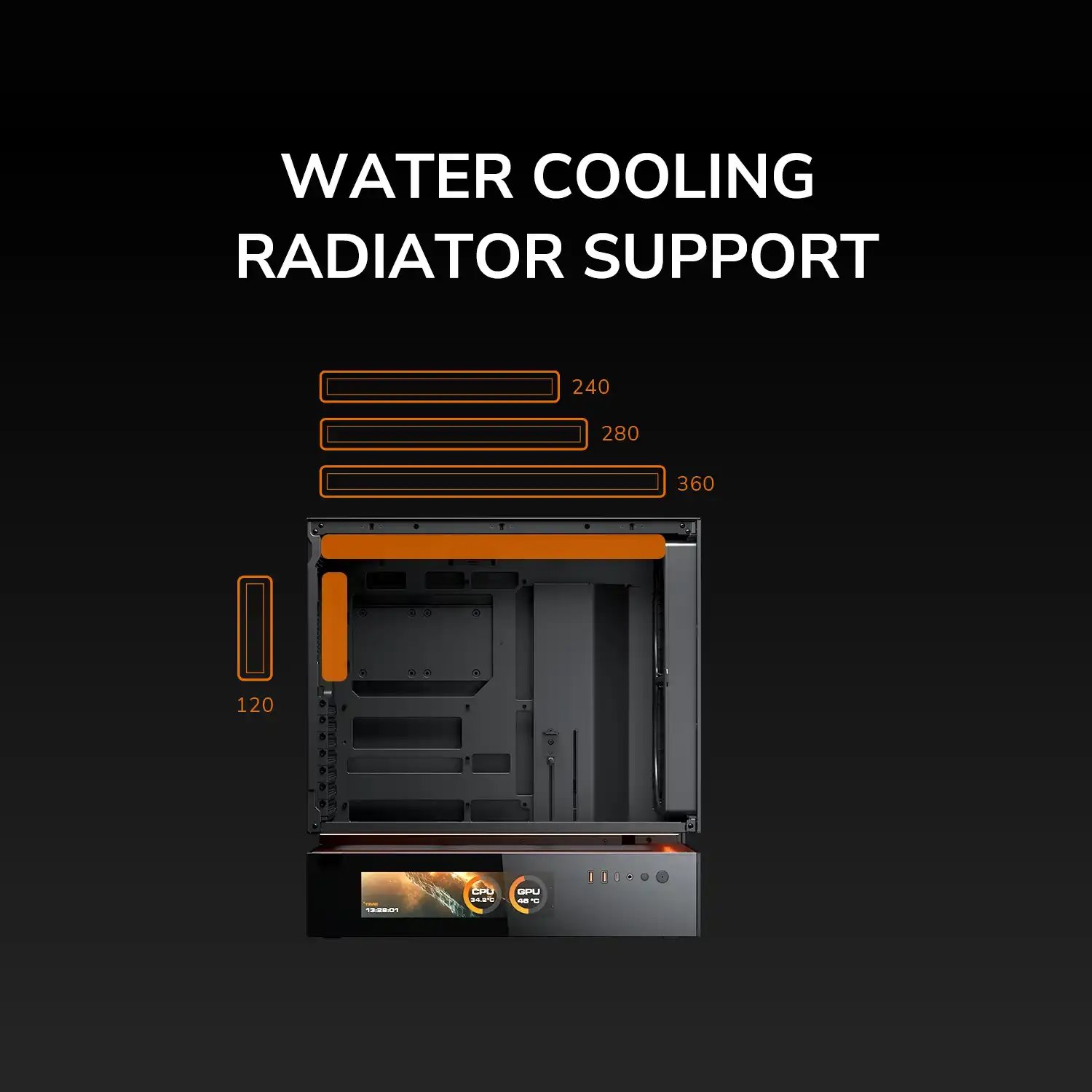 COUGAR PC skříň CFV235 Mesh Vision Black Mid