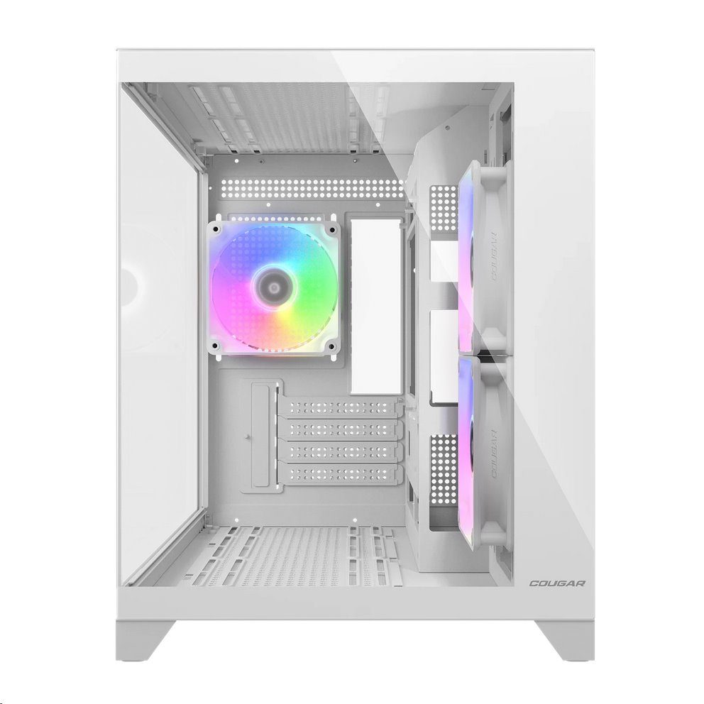 COUGAR PC skříň FV150 RGB White Mini tower