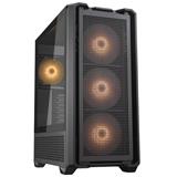 COUGAR PC skříň MX600 Black Full Tower Mesh Front Panel 3 x 140mm + 1 x 120mm Fans TG Left Panel
