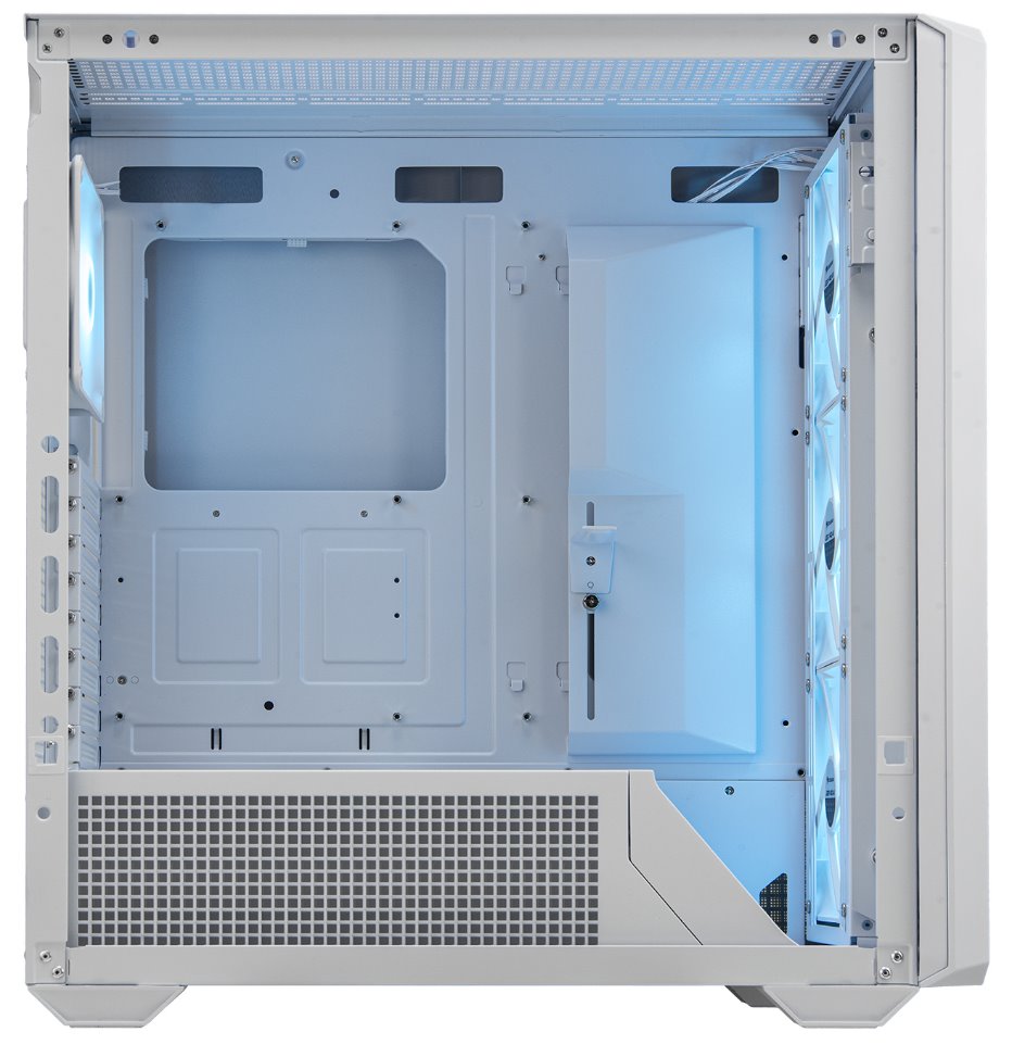 COUGAR PC skříň MX600 White Full Tower Mesh Front Panel 3 x 140mm + 1 x 120mm Fans TG Left Panel
