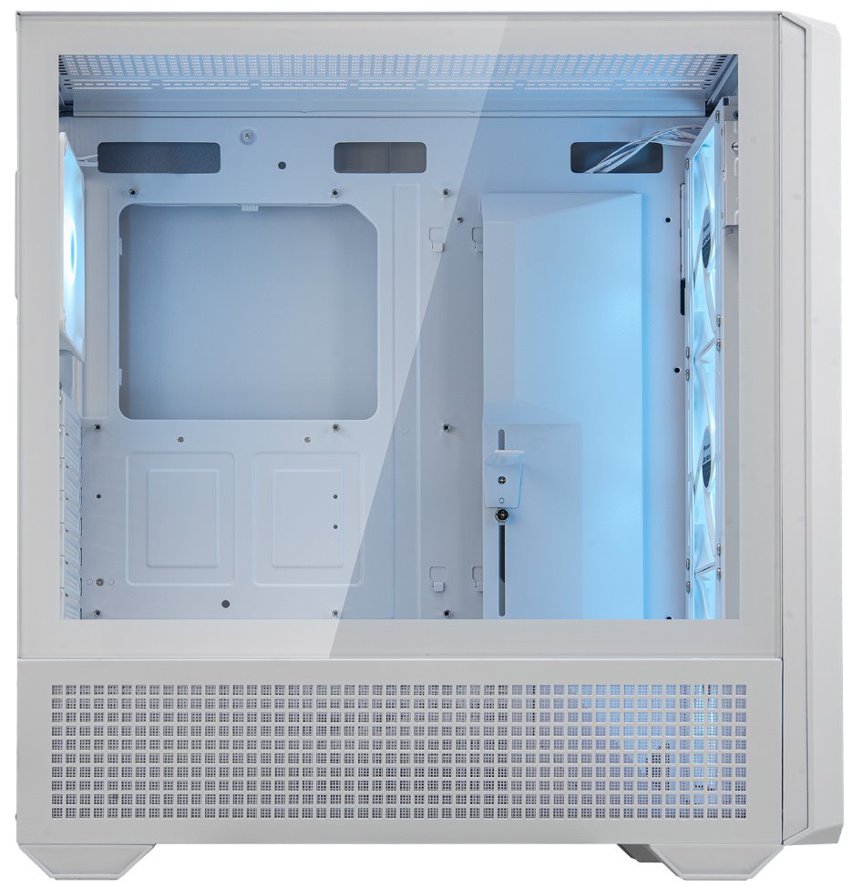 COUGAR PC skříň MX600 White Full Tower Mesh Front Panel 3 x 140mm + 1 x 120mm Fans TG Left Panel