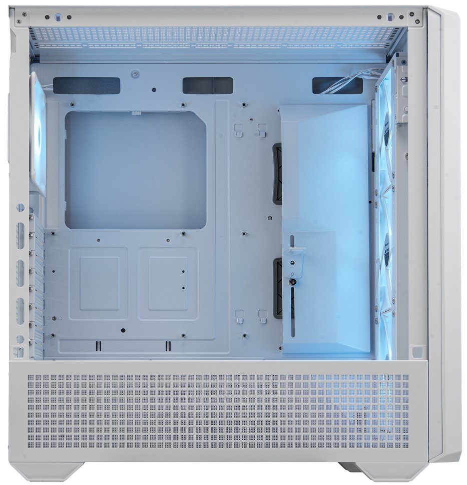 COUGAR PC skříň MX600 White Full Tower Mesh Front Panel 3 x 140mm + 1 x 120mm Fans TG Left Panel