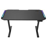 COUGAR stůl E-DEIMUS RGB electric 1223.8 x 605 x 720-1150mm 2x USB 3.0 & USB-C