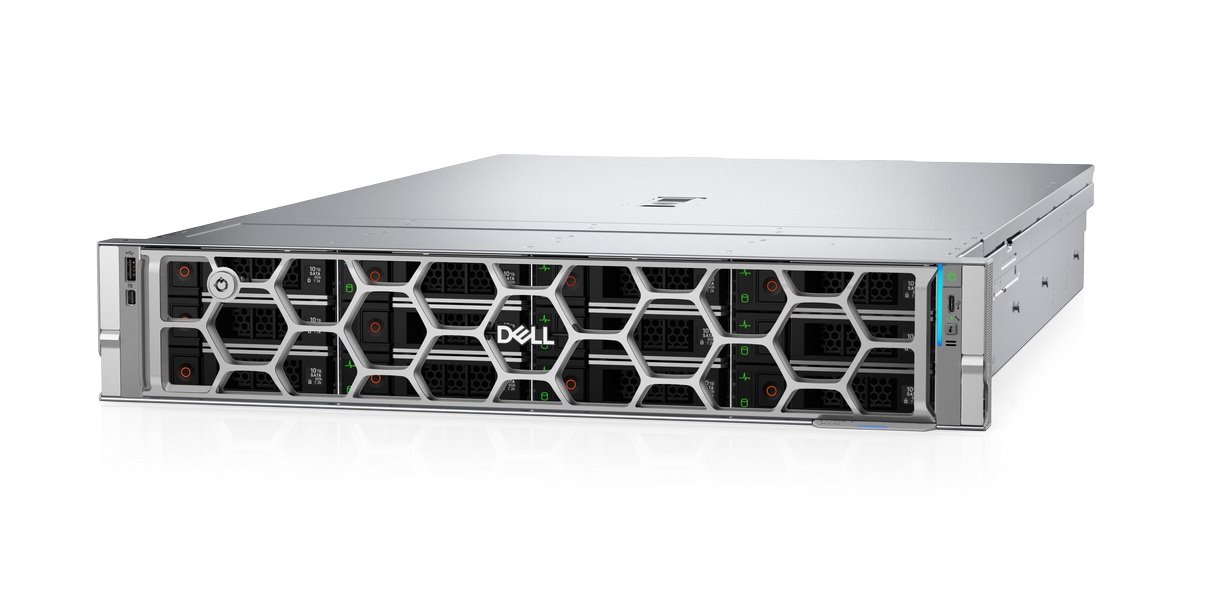 DELL PowerEdge R570 6507P, 1x32GB, 1x960GB SSD, 16x2.5" HP, H965i, iDRAC 10 Ent., 2x1100W, 2U, Rack, 3Y Basic on-site