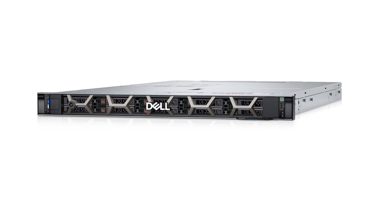 DELL PowerEdge R6615 9124, 4x16GB, 2x480GB SSD, 10x 2.5" HP, H755, iDRAC 9 Ent., 2x700W, 1U, Rack 3Y PS NBD