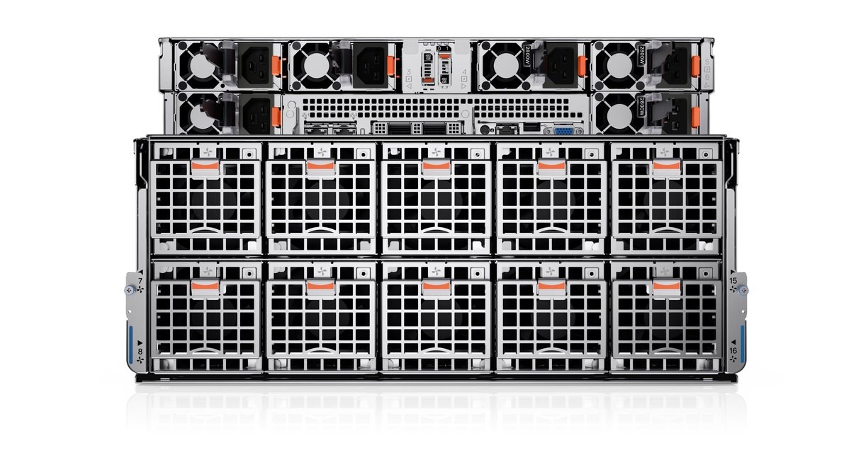 DELL PowerEdge XE9680 2x6542Y, 32x64GB, 2x3.84TB NVMe, 16x2.5", iDRAC 9 Ent., MI300X 192GB, 6x2800W, 6U, Rack, 3Y PS NBD