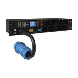 EATON ePDU G4: Řízené IEC 2U,32A, IEC60309 input, 3m cord, 1ph, 3.7 KW, 100-240V,16 outlets (8)C13, (8)C39