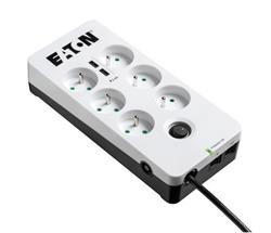 EATON Protection Box 6 USB Tel@ FR, přepěťová ochrana, 6 výstupů - poškozená krabice