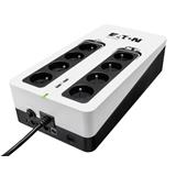 EATON UPS 3S 850 FR, Off-line, Tower, 850VA/510W, výstup 8x FR (CZ), USB, RJ11, 2x USB nabíjení (2A max), bez vent.