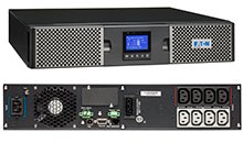 EATON UPS 9PX 1000i RT2U, On-line, Rack 2U/Tower, 1000VA/1000W, výstup 8x IEC C13, USB, displej, sinus