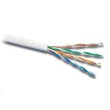Elite kabel UTP Cat5e, drát, 4pár 24AWG, PVC, Dca, čistá měď, 305m box, šedá