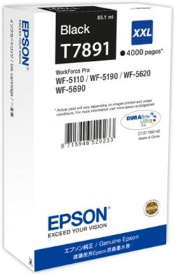 Epson inkoust WF5000 series black XXL - 65.1ml