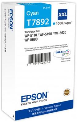 Epson inkoust WF5000 series cyan XXL - 34.2ml