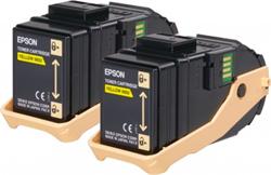 Epson toner Aculaser C9300 yellow double pack 2x 7500str.
