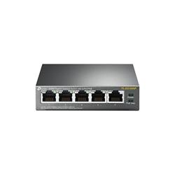 5-Port Gigabit Desktop Switch with 4-Port PoE+ PORT: 4× Gigabit PoE+ Ports, 1× Gigabit Non-PoE Port SPEC: 802.3af/at,