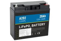 A2D2 baterie LiFePO4 12,8V 20Ah M5