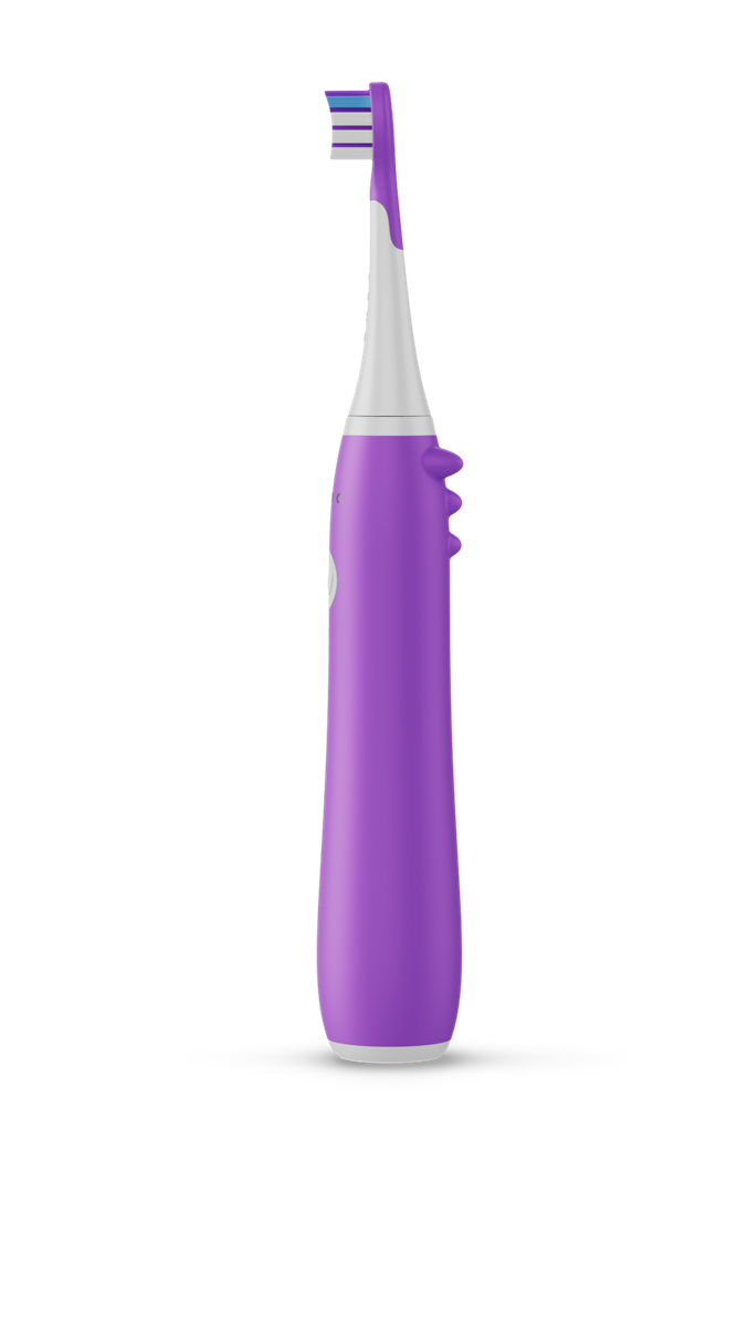AENO Elektrický dětský kartáček DB9V - 19200 RMP, 3 módy, 600mAh, 3 hlavice Fialová