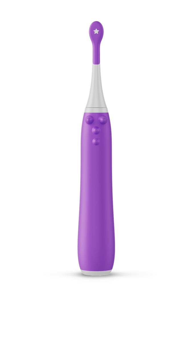 AENO Elektrický dětský kartáček DB9V - 19200 RMP, 3 módy, 600mAh, 3 hlavice Fialová
