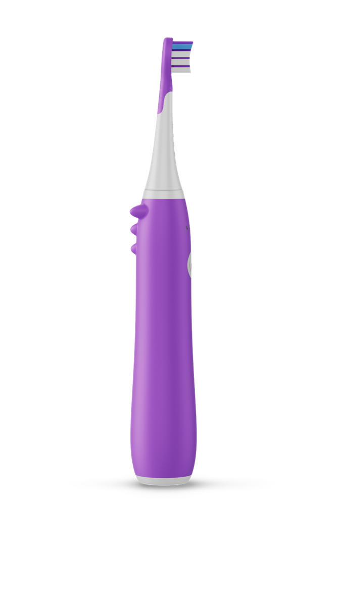 AENO Elektrický dětský kartáček DB9V - 19200 RMP, 3 módy, 600mAh, 3 hlavice Fialová