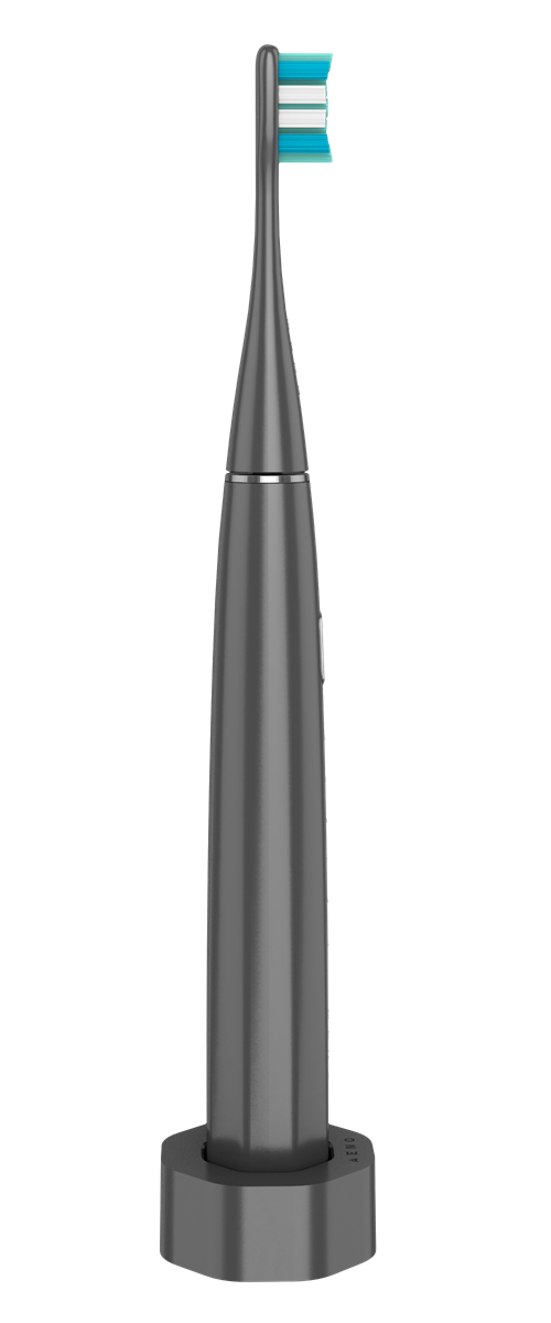 AENO Elektrický kartáček DB10G - 48600 RMP, 5 módů, 1400mAh, 3 hlavice, Šedá