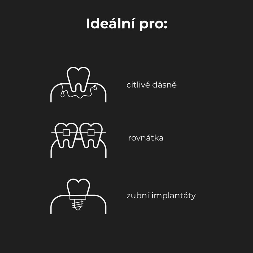 AENO Elektrický kartáček DB6 - 46000 RPM, 5 módů, Černá