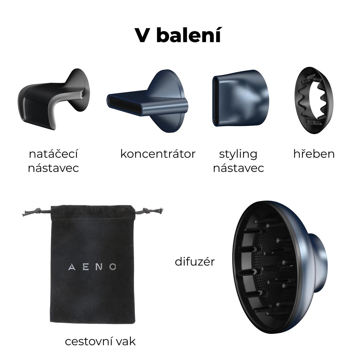 AENO Fén na vlasy HD3