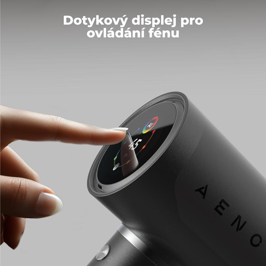 AENO Fén na vlasy HD5 - barva šedá