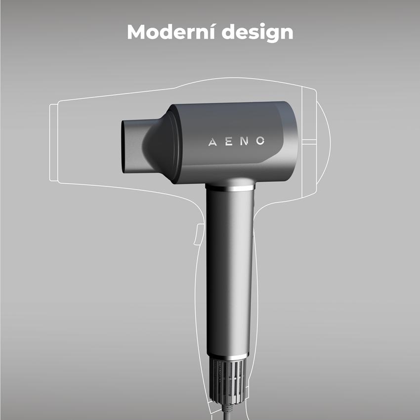AENO Fén na vlasy HD5 - barva šedá