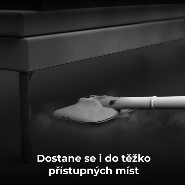 AENO Parní mop SM1 - 800W, 110°C, 3bary, 380ml, 5m