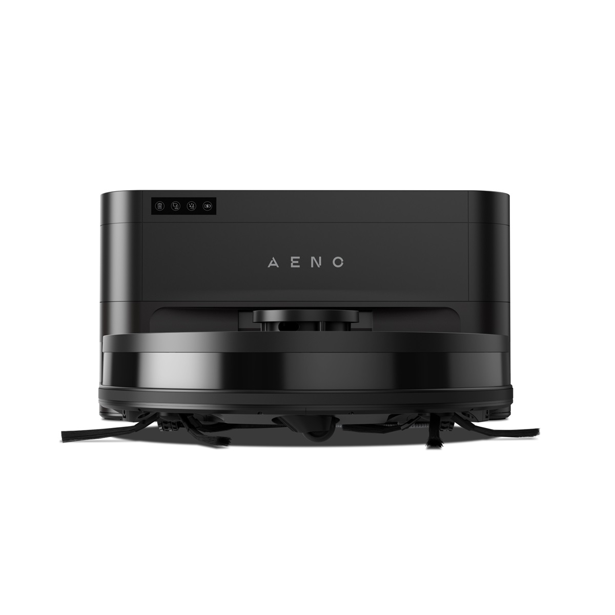 AENO Robotický vysavač RC5S - suchý i mokrý úklid, HEPA, 4000Pa, 3200mAh, LiDAR, vysýpací stanice, 2 rotační mopy, černá