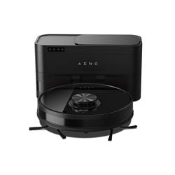 AENO Robotický vysavač RC5S - suchý i mokrý úklid, HEPA, 4000Pa, 3200mAh, LiDAR, vysýpací stanice, 2 rotační mopy, černá
