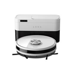 AENO Robotický vysavač RC6S - suchý i mokrý úklid, HEPA, 4000Pa, 3200mAh, LiDAR, vysýpací stanice, 2 rotační mopy, bílá