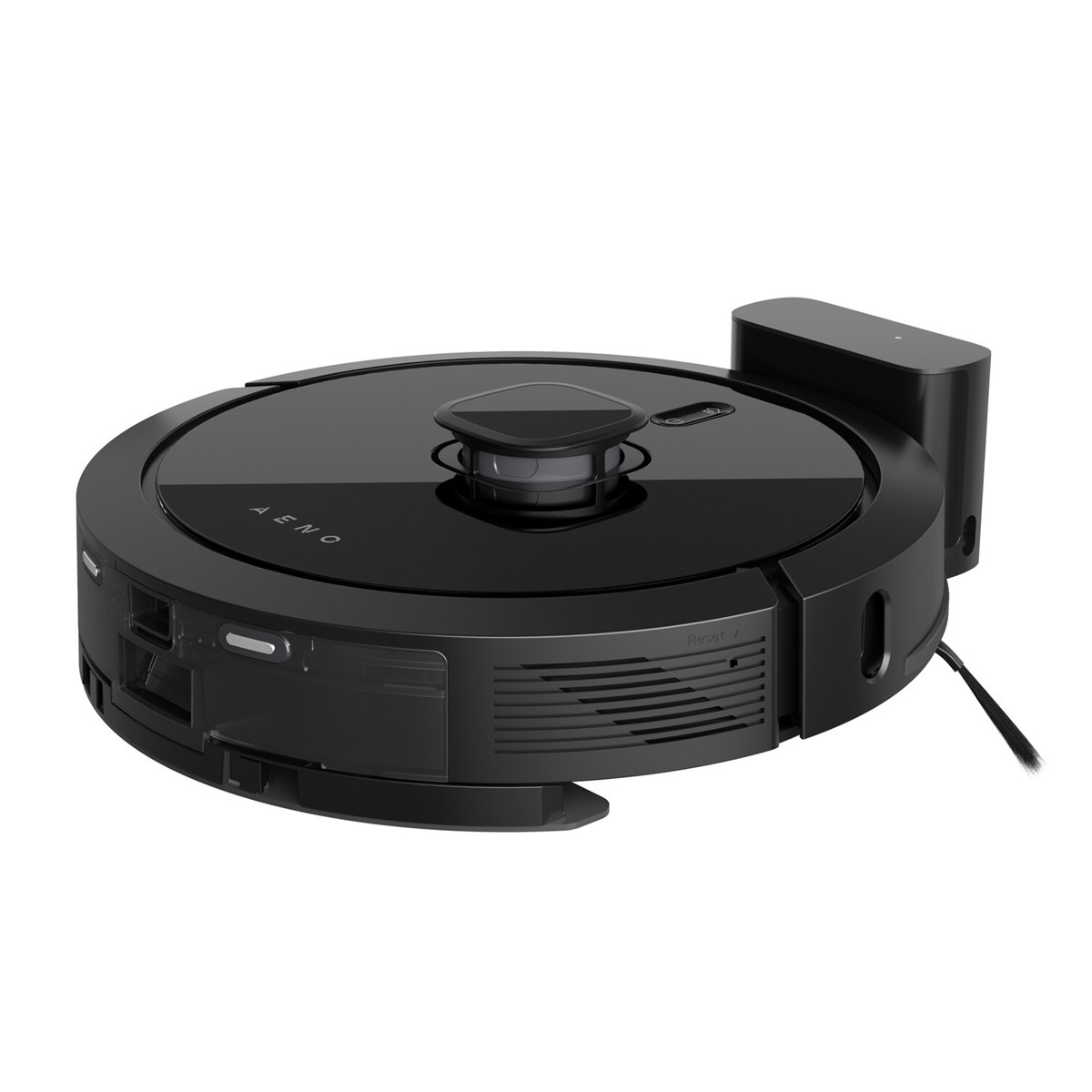 AENO Robotický vysavač RC7S - suchý i mokrý úklid, HEPA, 4000Pa, 5200mAh, LiDAR, černá