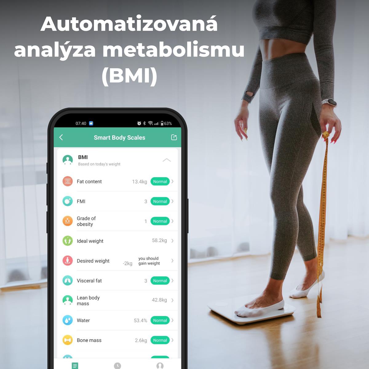 AENO SMART osobní váha BS1S