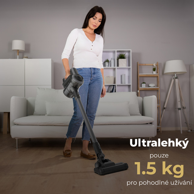 AENO Tyčový vysavač SC1 - 45min, 80dB, 12Kpa, Rotační kartáč