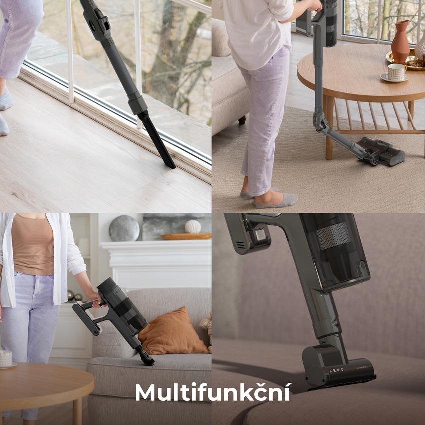 AENO Tyčový vysavač SC2 - 60min, 28Kpa, 530W, 800ml koš, 2500mAh, 29.6V, Auttomatická nastavení sání, Cyklón filtrace