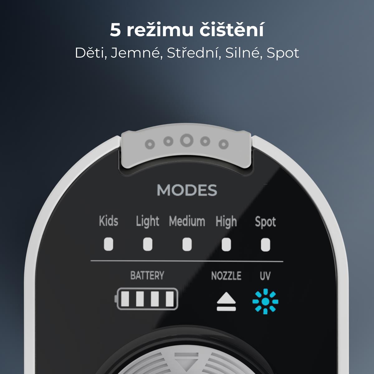 AENO Ústní sprcha DI3 - UV dezinfekce, dětský režim