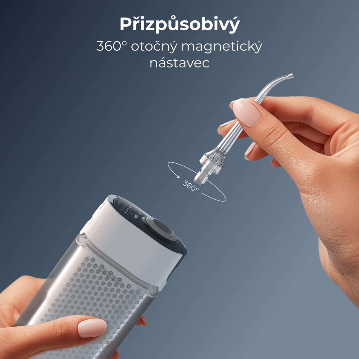 AENO Ústní sprcha DI3 - UV dezinfekce, dětský režim