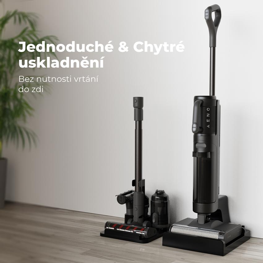 AENO Víceúčelový vysavač TC1 - 45min, 650ml nádrž, 4000mAh, 21.6V, sání 14kPa