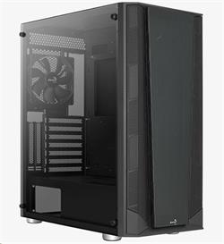 Aerocool Prism, skříň ATX, fan, černá, bez zdroje