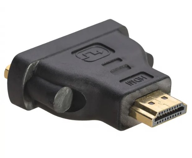 Akyga adaptér DVI-F/HDMI-M/Duplex/cerná