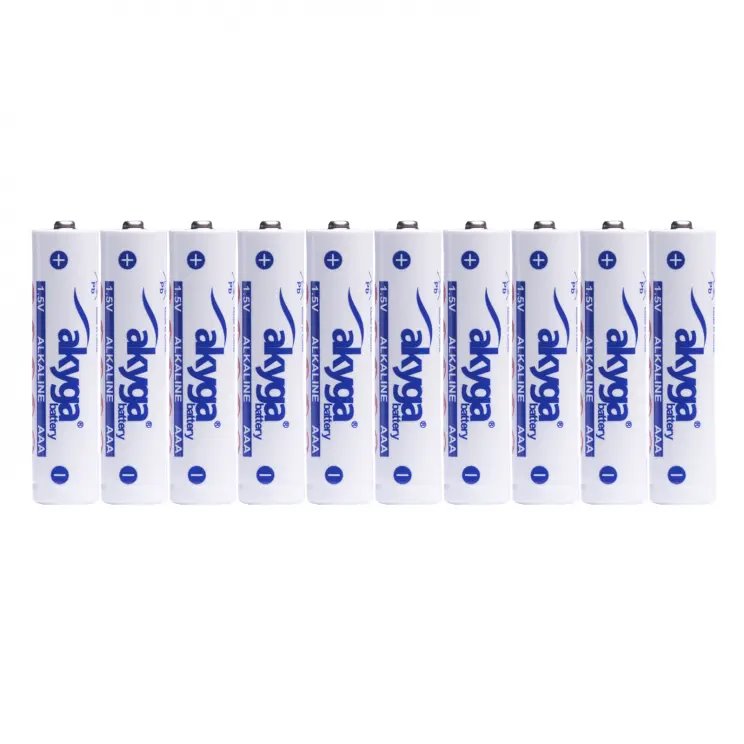 Akyga alkalická baterie AAA LR03 1,5V / 1300mAh - 10x